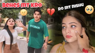 SHOOT PE NISHU RONE LAGI 🥹 || AYESA KYA HO HAGAYA 💔😓 || NITISHA 09