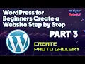 WordPress for Beginners Create a Website Step by Step Part 3