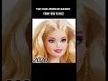 The EVOLUTION of Barbie from 1959 to 2022