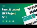 Laravel React LMS Project - Part 1 PHP Tech Life Hindi 2025