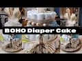 DIY Boho Diaper Cake Create Your Own Stylish Baby Gift