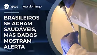 59% avaliam a própria saúde como boa, mas dados discordam | #NewsDomingo