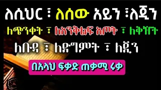 ሲህር ድግምት የሰው አይን ጂን ቡዳ ሩቃ الرقية الشرعية Alruqyah 