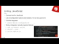 Web Programming I L20 Server-side testing and debugging p1 Linting and debugging
