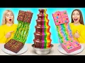 Download Lagu Desafío De Fuente De Chocolate | Desafíos de Comida Divertida por Candy DO