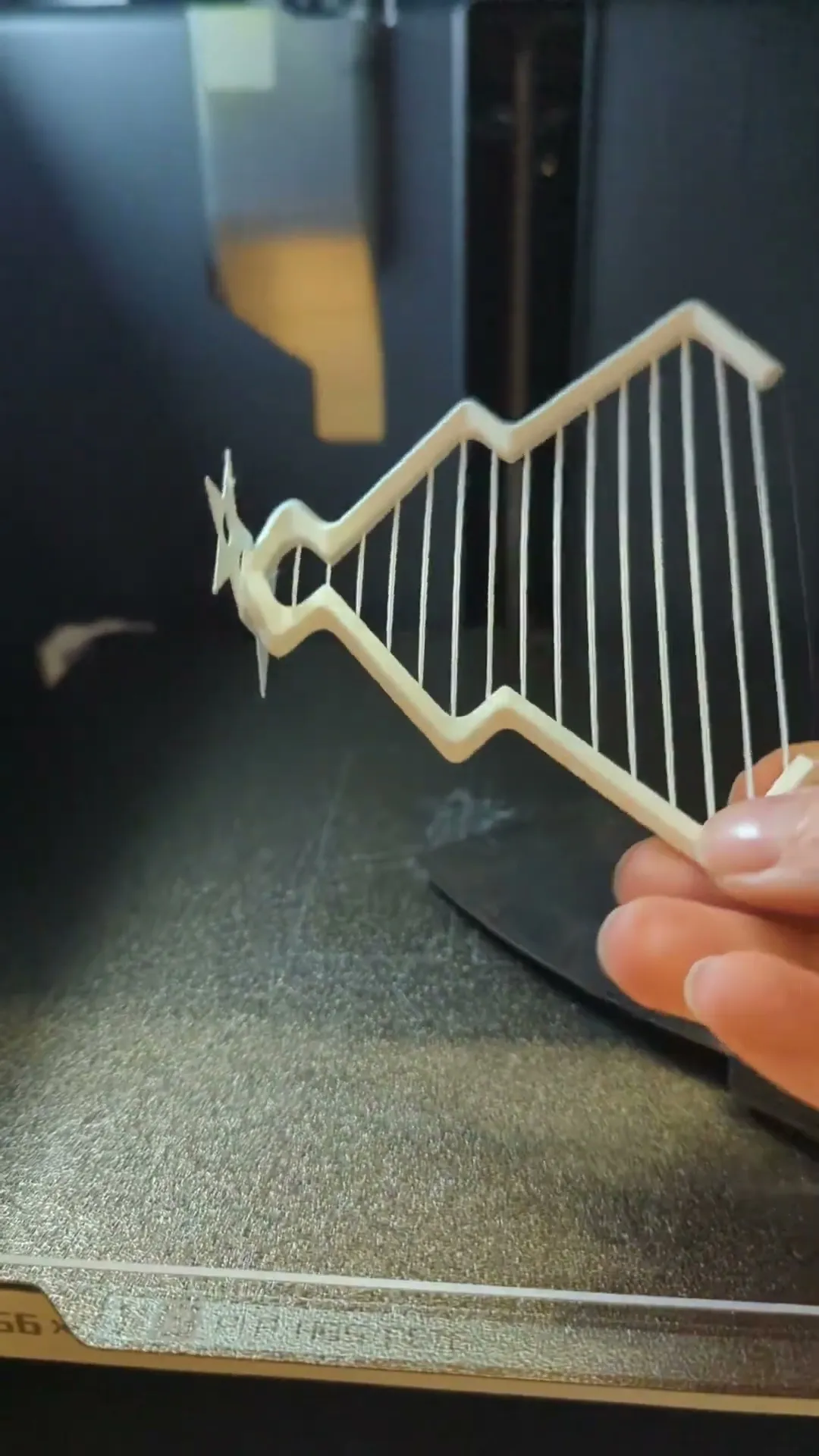 Christmas tree ornament stringing challenge
