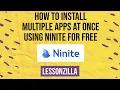 How to install multiple software programs at once using Ninite
