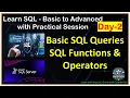 Day 2 - Learn SQL