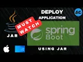 Spring Boot Jar Deployment Run Spring Boot Jar from Command Line
