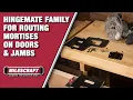 Milescraft 1220 HingeMate Family Door Hinge Jigs - How to Rout Mortises on Doors and Jambs