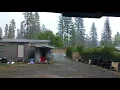 Flash summer rain Weaverville CA