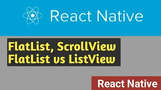 FlatList ScrollView FlatList vs ListView React Native Tutorial in Hindi