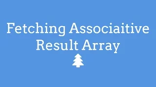 Fetching Associative Result Array PHP MySQLi OOP - TheMindSpeaks