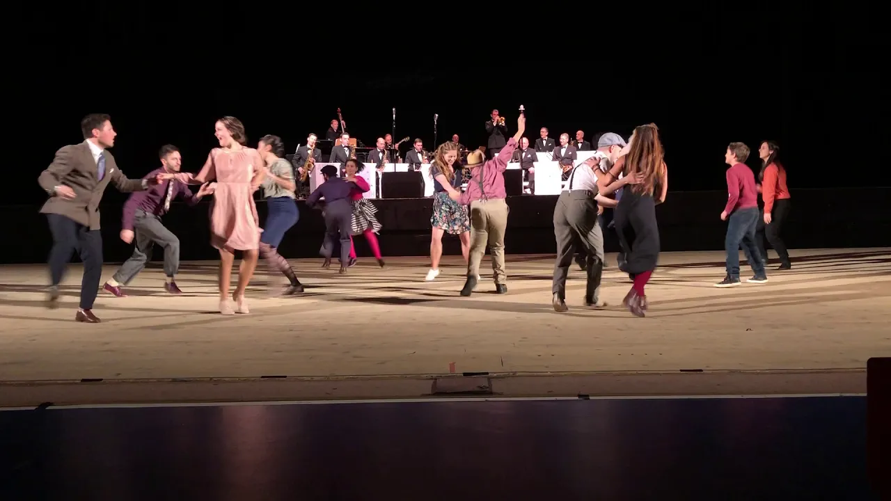 Swing Society Dancers to One O'Clock Jump, performed by Andrej Hermlin and His Swing Dance Orchestra