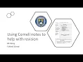 How to use Cornell notes to help you revise