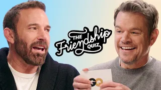 Ben Affleck Matt Damon Take a Friendship Quiz