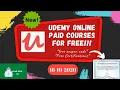 Udemy Free Certification Courses Limited Time offer Enroll Fast