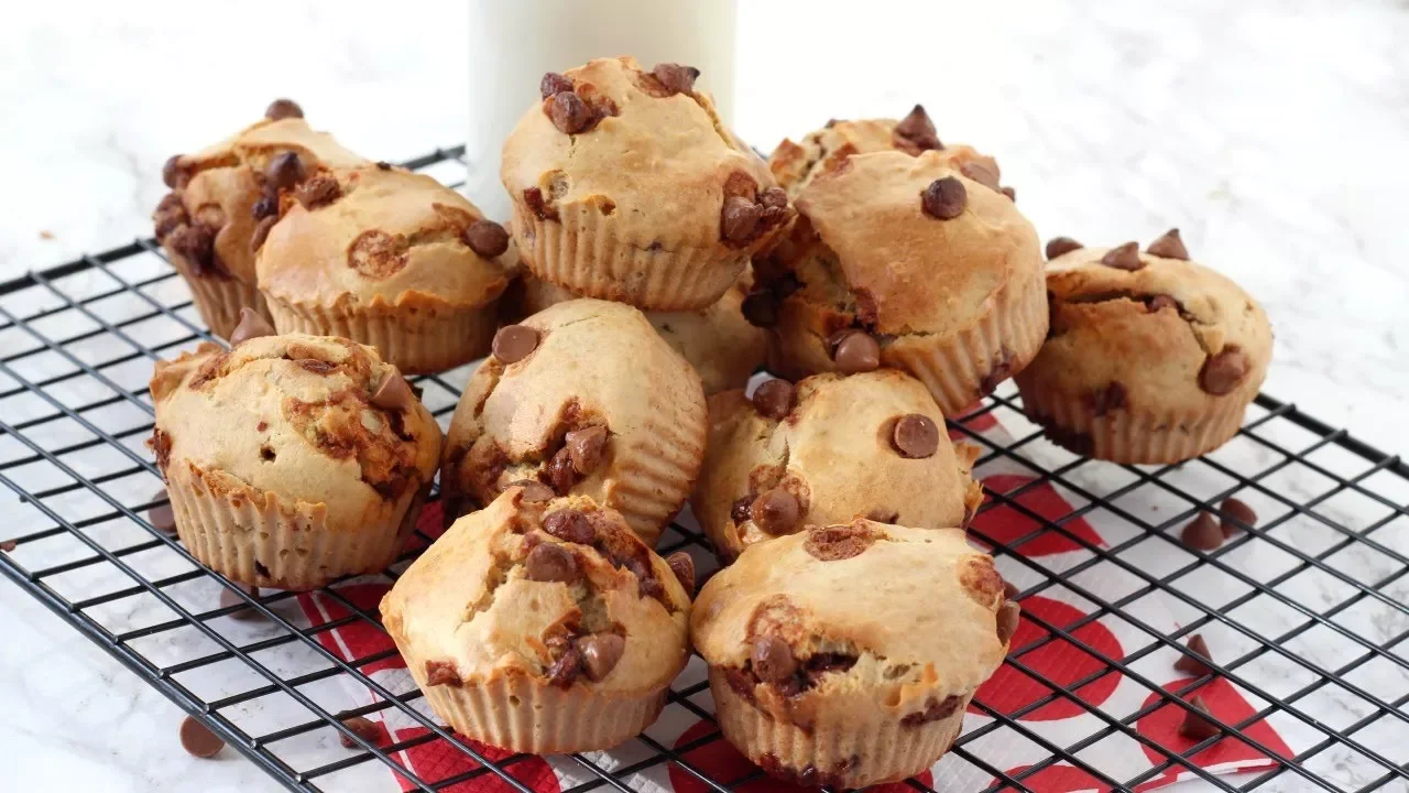 Healthier Chocolate Chip Muffins   Snacks for Kids