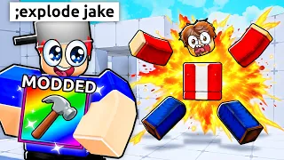Trolling My Brother with MODDED Roblox Rivals..