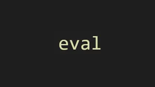 Eval in js