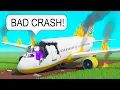 I Fly a FULL Plane on Roblox BUT Crash at HIGH Speed