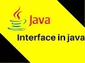 8 20 What is Interface in java with example