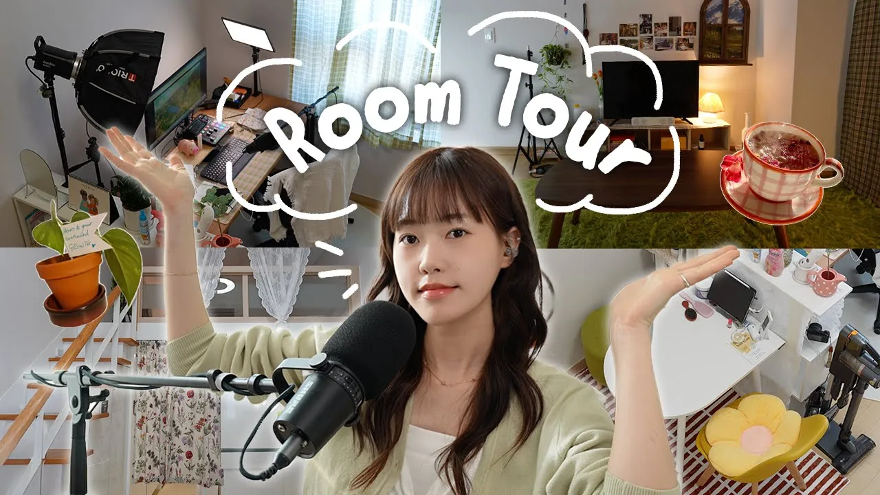 ROOM TOUR 🏠🎧 2년차 팟캐스터의 룸투어 | Didi's Korean Culture Podcast