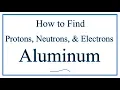 How to find the Number of Protons Electrons Neutrons for Aluminum Al