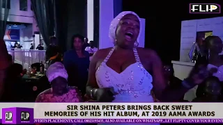 sir shina peters bring back sweet memories of his hit album at 2019 aama awards