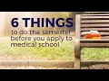Before You Apply to Medical School