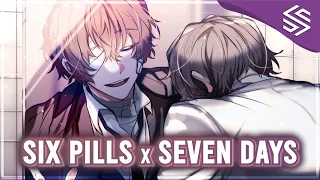 nightcore six pills x seven days lyrics rosendale ft mareeha