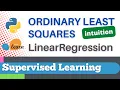 Scikit-learn 24 Supervised Learning 2 Ordinary Least Squares LinearRegression