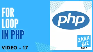 For loop in php PHP 8 Tutorial Learn PHP Programming PHP for Beginners