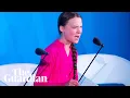 Download Lagu Greta Thunberg to world leaders: 'How dare you? You have stolen my dreams and my childhood'