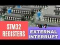 EXTernal Interrupt using Registers STM32F4 STM32F1 NO HAL