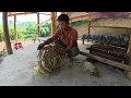 Trần Công finally has electricity for lighting, and he personally installed a complete water system.