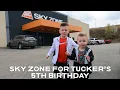 Sky Zone Tuckers 5th Birt ay Indoor Trampolines Rock Climbing Basketball Laser Tag Charleston