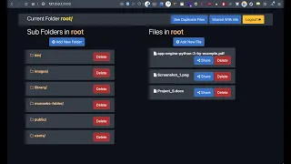 Google Drive Clone using python along with Google Cloud