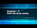 How services works - Angular 9 How to use service in angular Learn the use of angular service