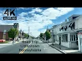 A road trip in Littlestown Pennsylvania 4K For POV Traveling Studying and relaxing