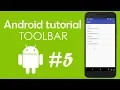 Android Tutorial - Toolbar