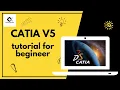 Catia V5 tutorial 2D drawing tools