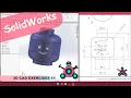 SolidWorks 3D CAD EXERCISES 11 StudyCadCam Solution Tutorial