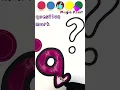 Drawing Letter Q and a Question Mark Fun Art with Colors