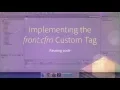 08 Reusing Code 06 Implementing the front cfm custom tag