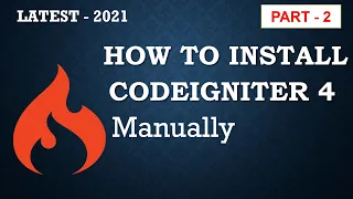 how to install codeigniter 4 manually codeigniter 4 tutorials part 2
