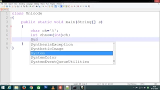 JAVA - Unicode in JAVA