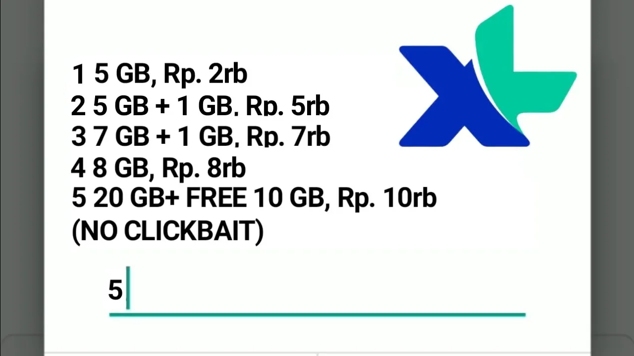 Ini paket internet dari XL yang menurut saya paling bagus untuk kalian yang ingin nonton youtube tan. 
