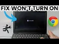 How to Fix Chromebook That Won t Turn On - Black Screen Chromebook
