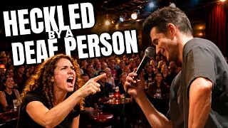 HECKLED BY A DEAF PERSON [Full Crowd Work Show - 22 minutes] - Michael Blaustein